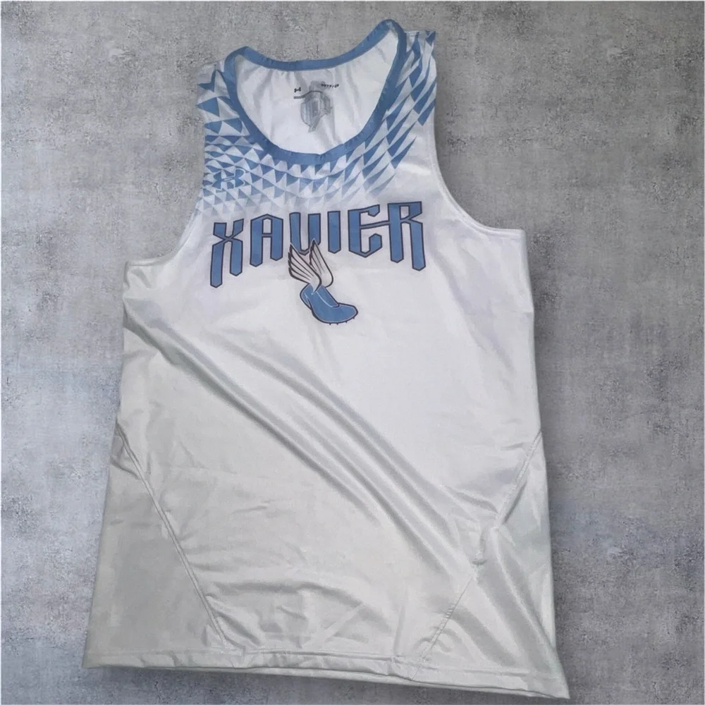Under Armour White and Blue Tank Tops  size: S UNDERWEAR
